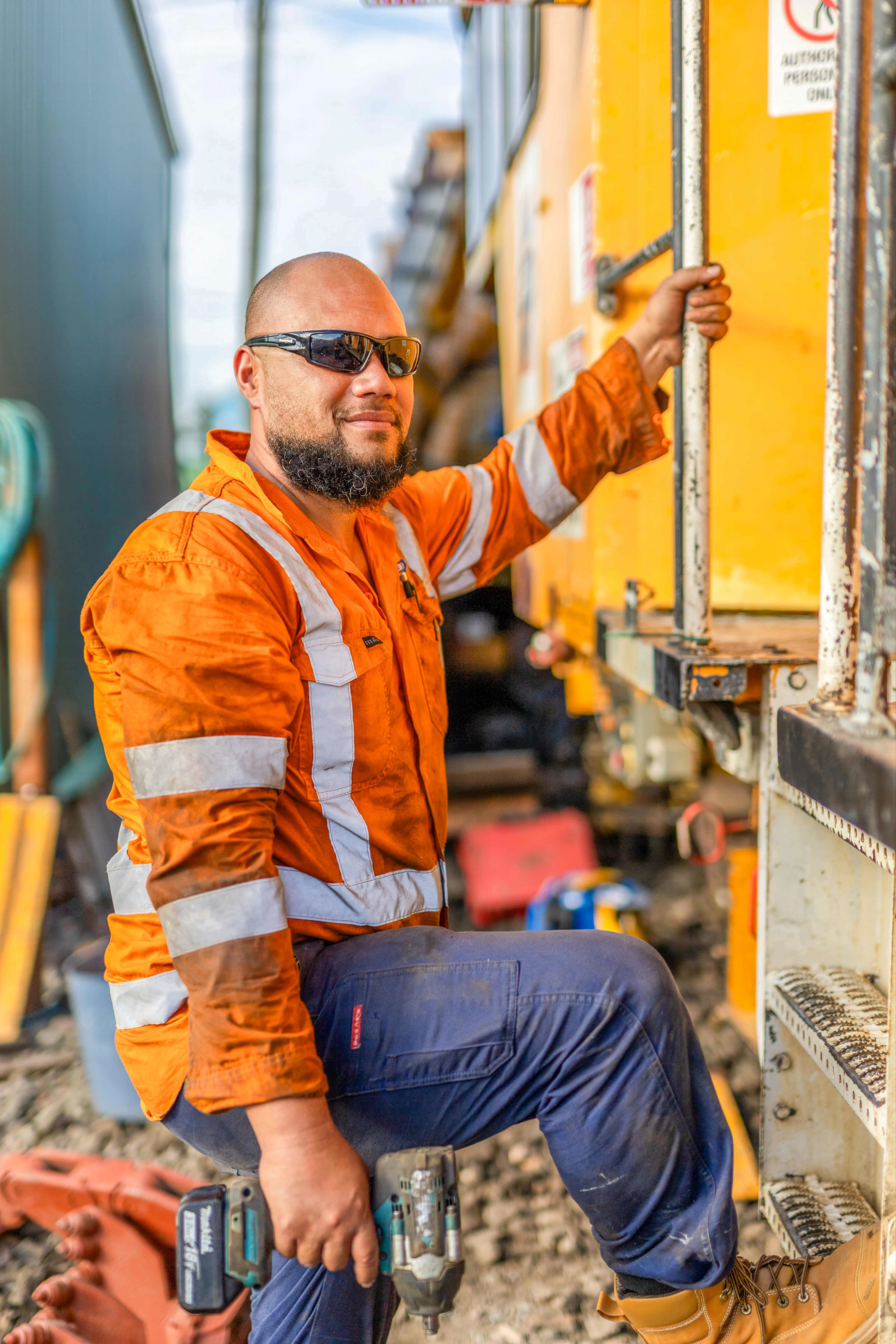 Ballast Cleaning Leading Hand Nathan Latu