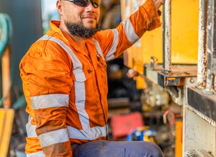 Ballast Cleaning Leading Hand, Nathan Latu